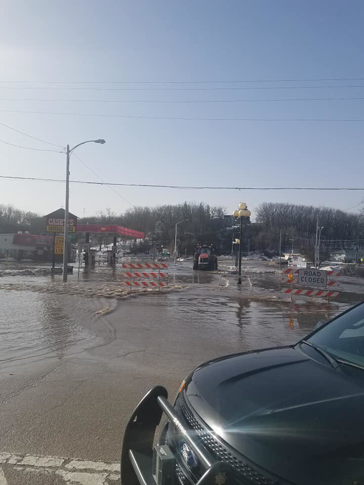 Flooding in Darlington